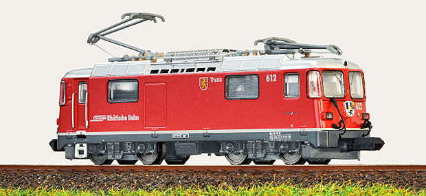 RhB 612 Thusis, N-Spur, 1:150. Foto: MDS-Modell